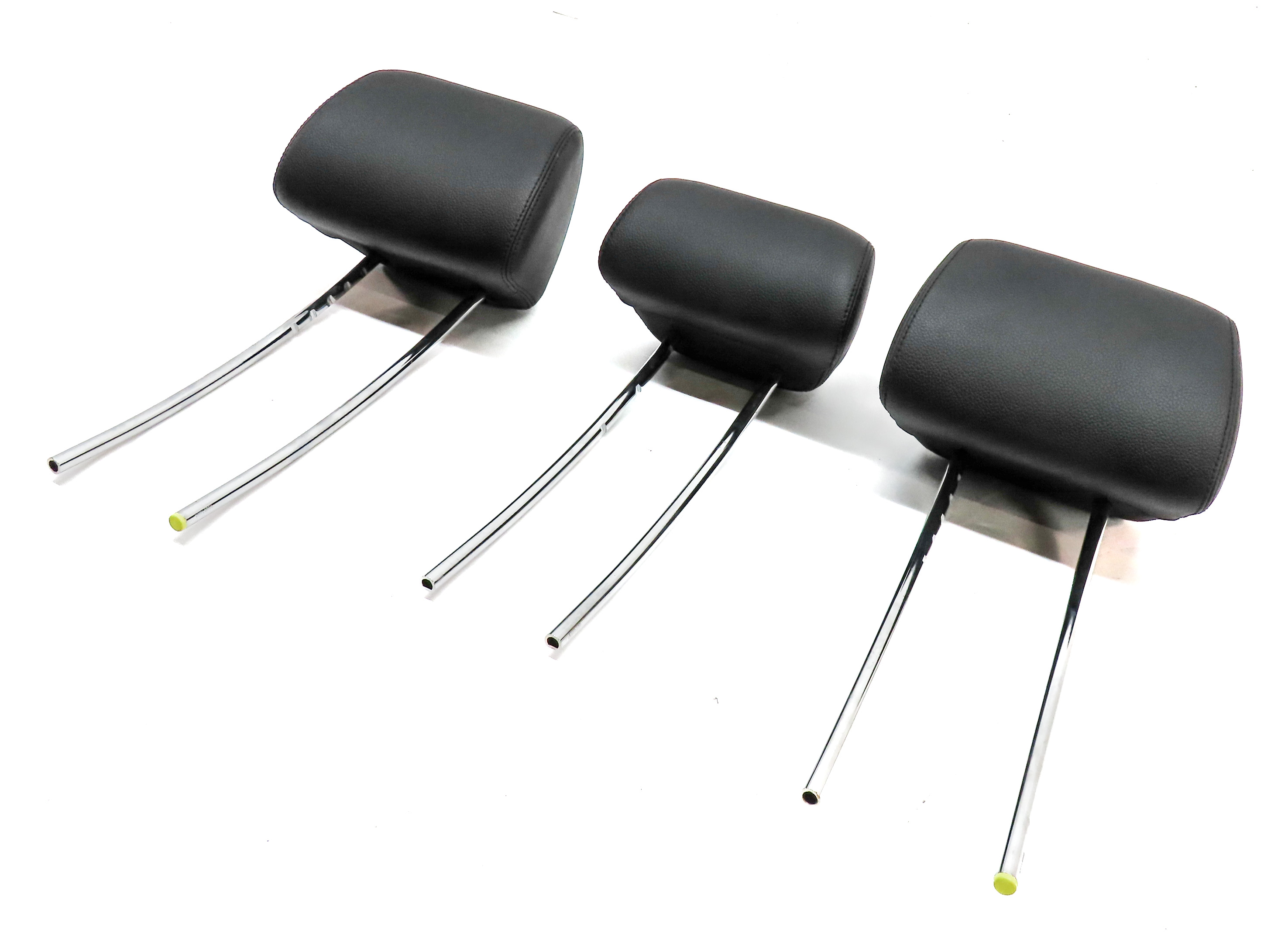 10-16 MERCEDES E CLASS W212 C207 REAR LEFT CENTER RIGHT HEADREST SET/3 (Black) — exact item pictured